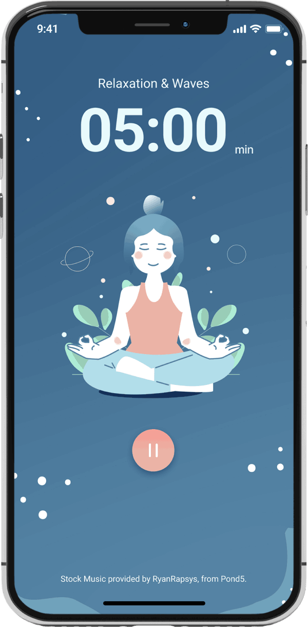 Features_You can set 5 meditation times